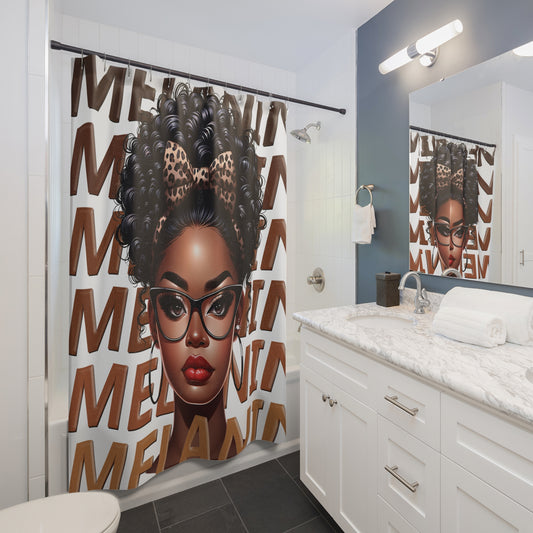 Melanin Shower Curtain