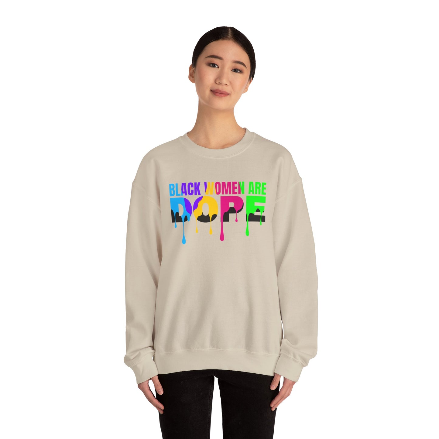 Black Woman are Dope Crewneck Sweatshirt