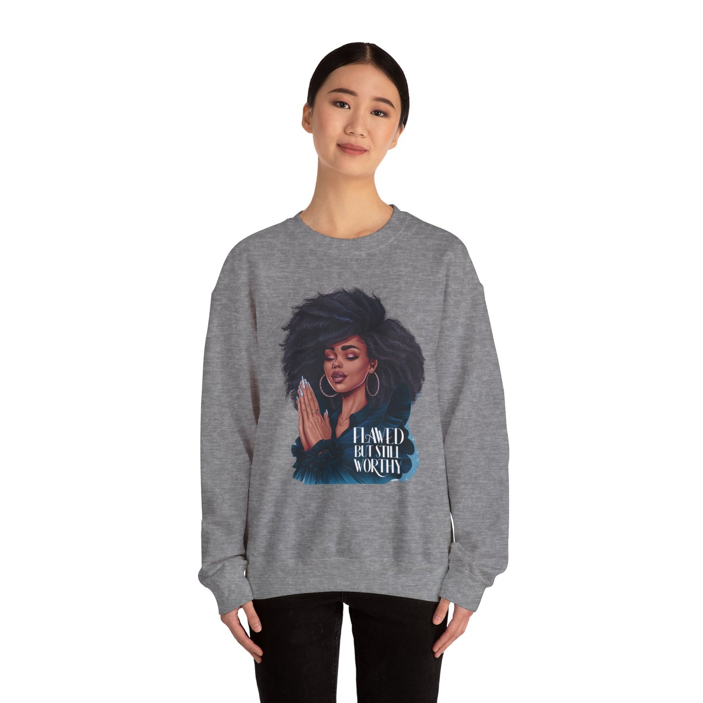 Flawed but still worthy Crewneck Sweatshirt