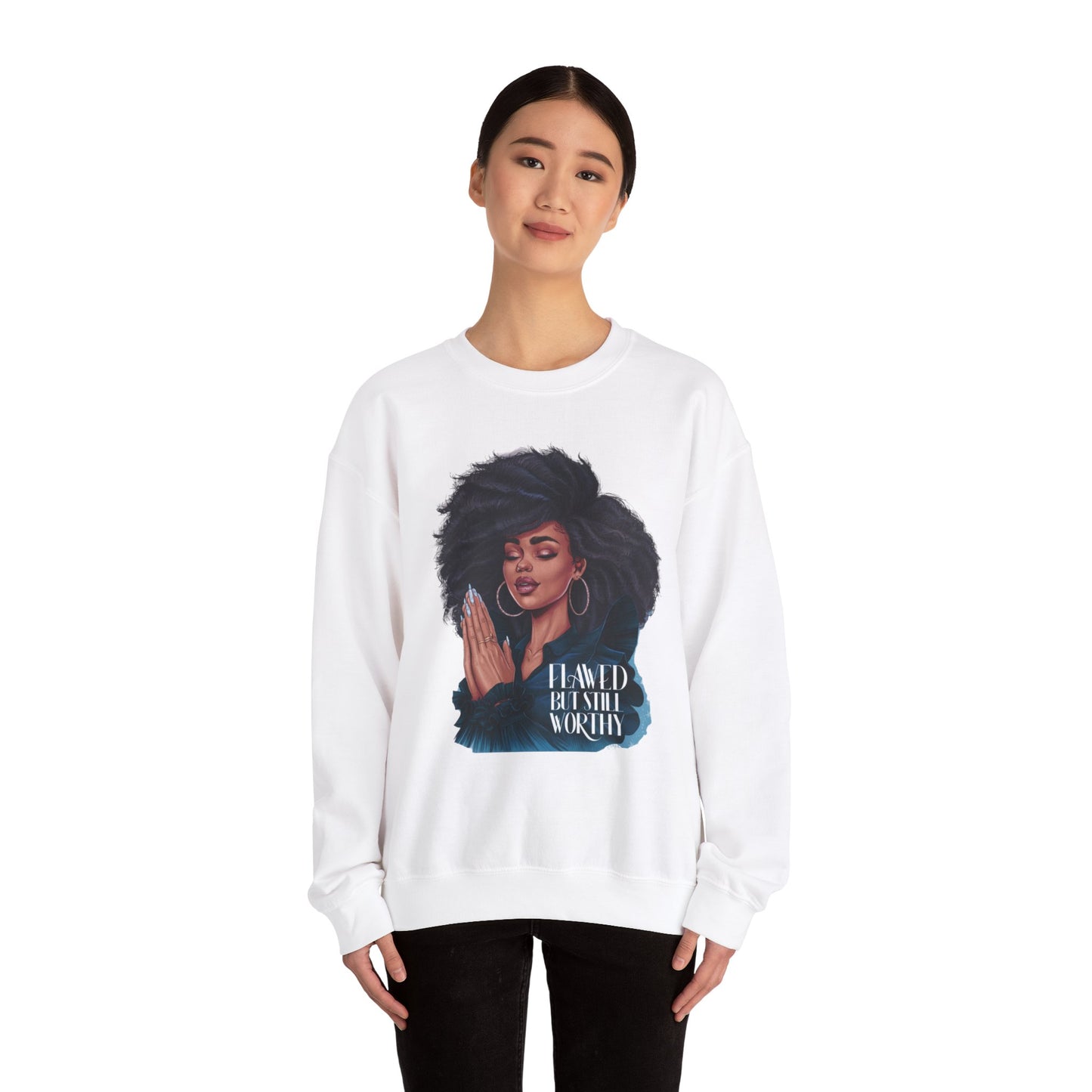 Flawed but still worthy Crewneck Sweatshirt