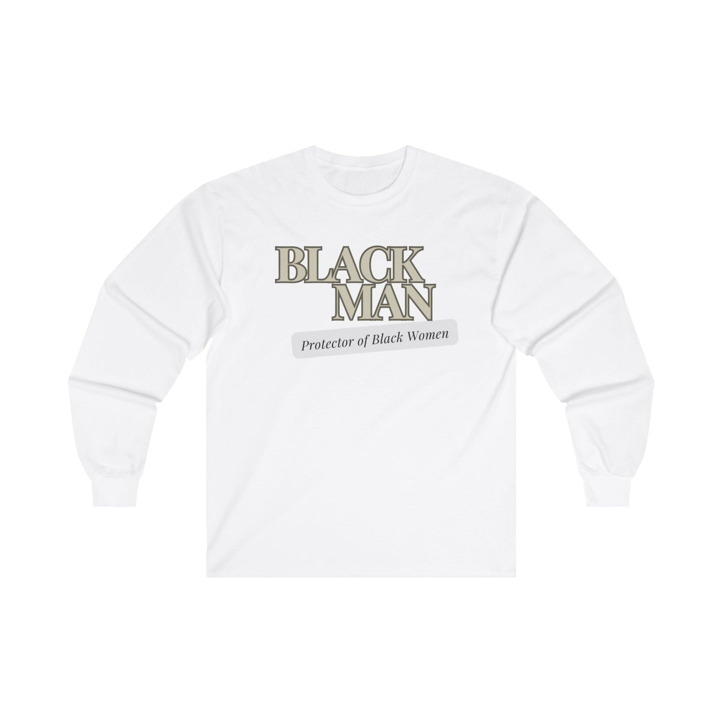 Black Man Long Sleeve Tee