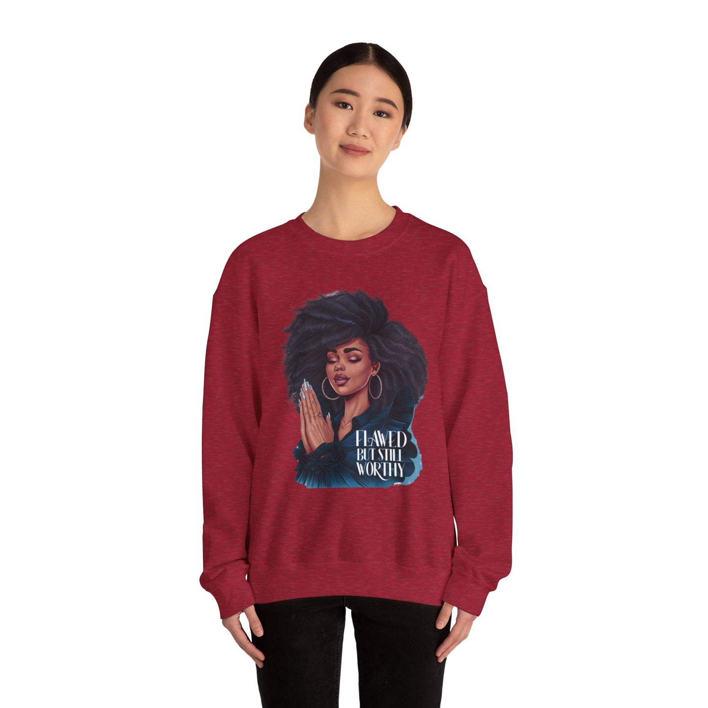 Flawed but still worthy Crewneck Sweatshirt