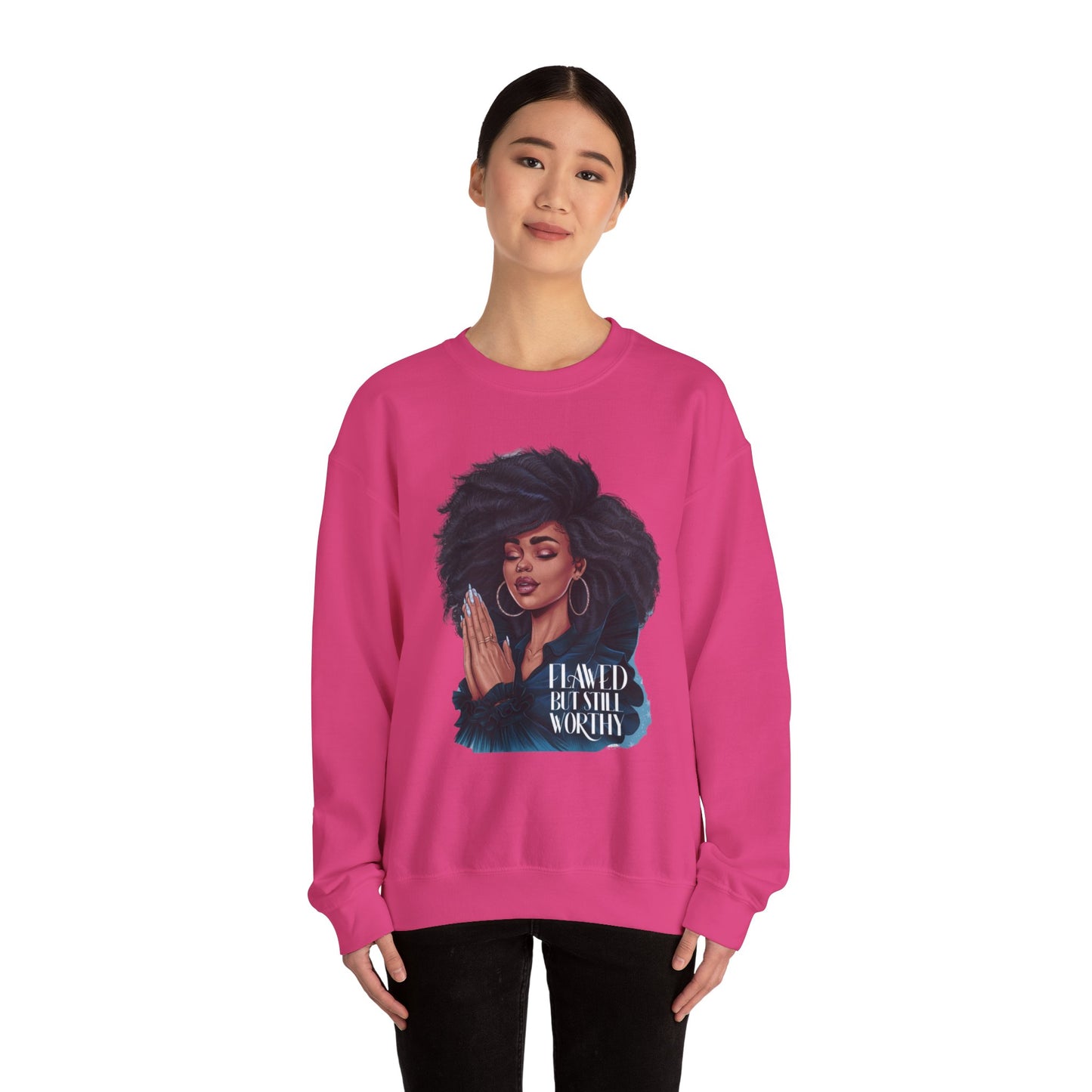 Flawed but still worthy Crewneck Sweatshirt