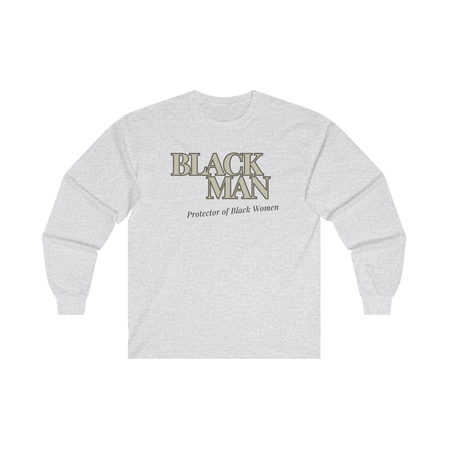 Black Man Long Sleeve Tee