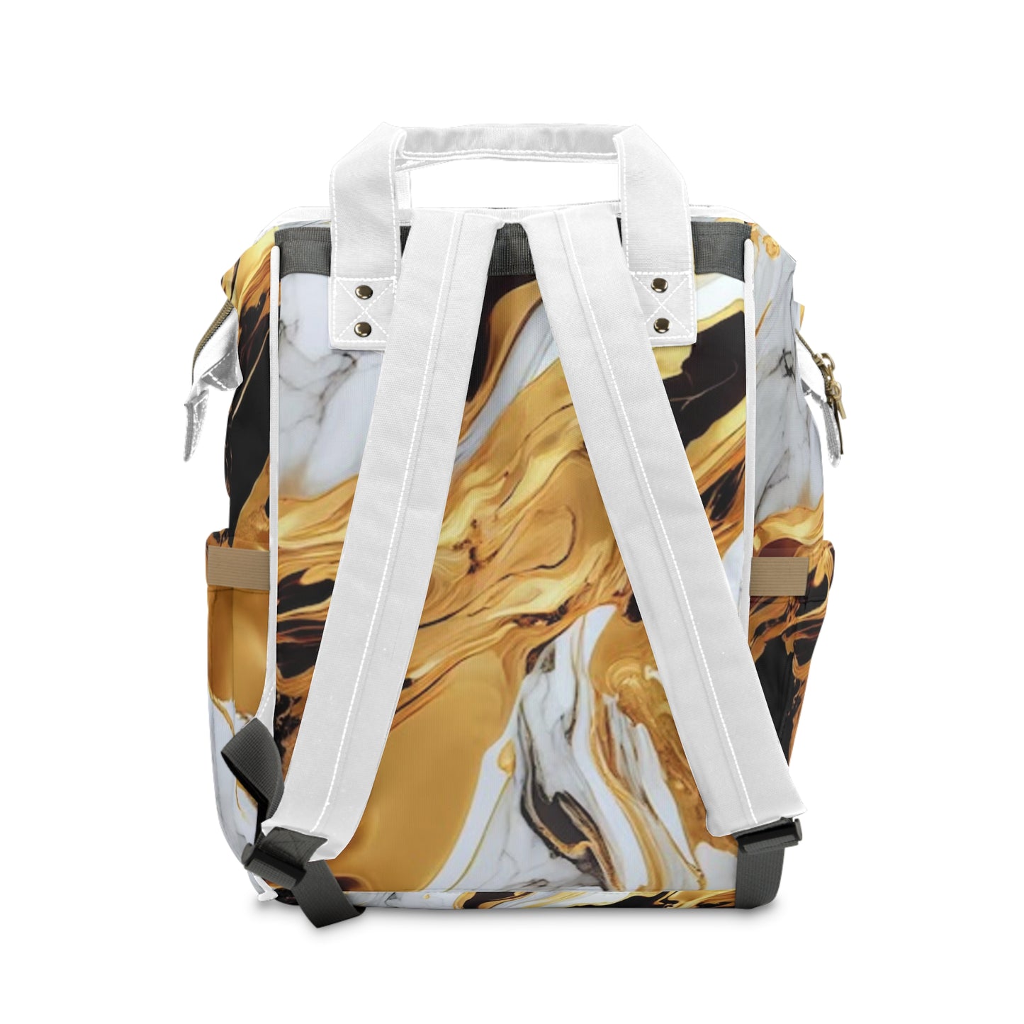 Golden Multifunctional Diaper Backpack