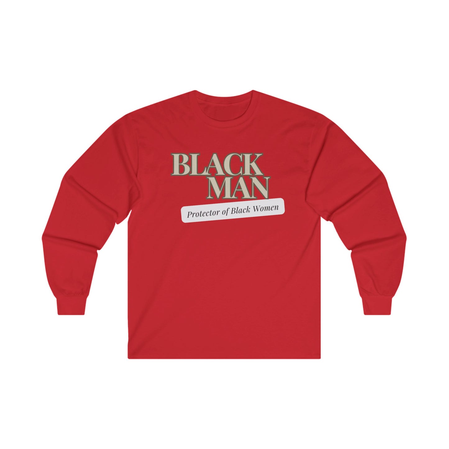 Black Man Long Sleeve Tee