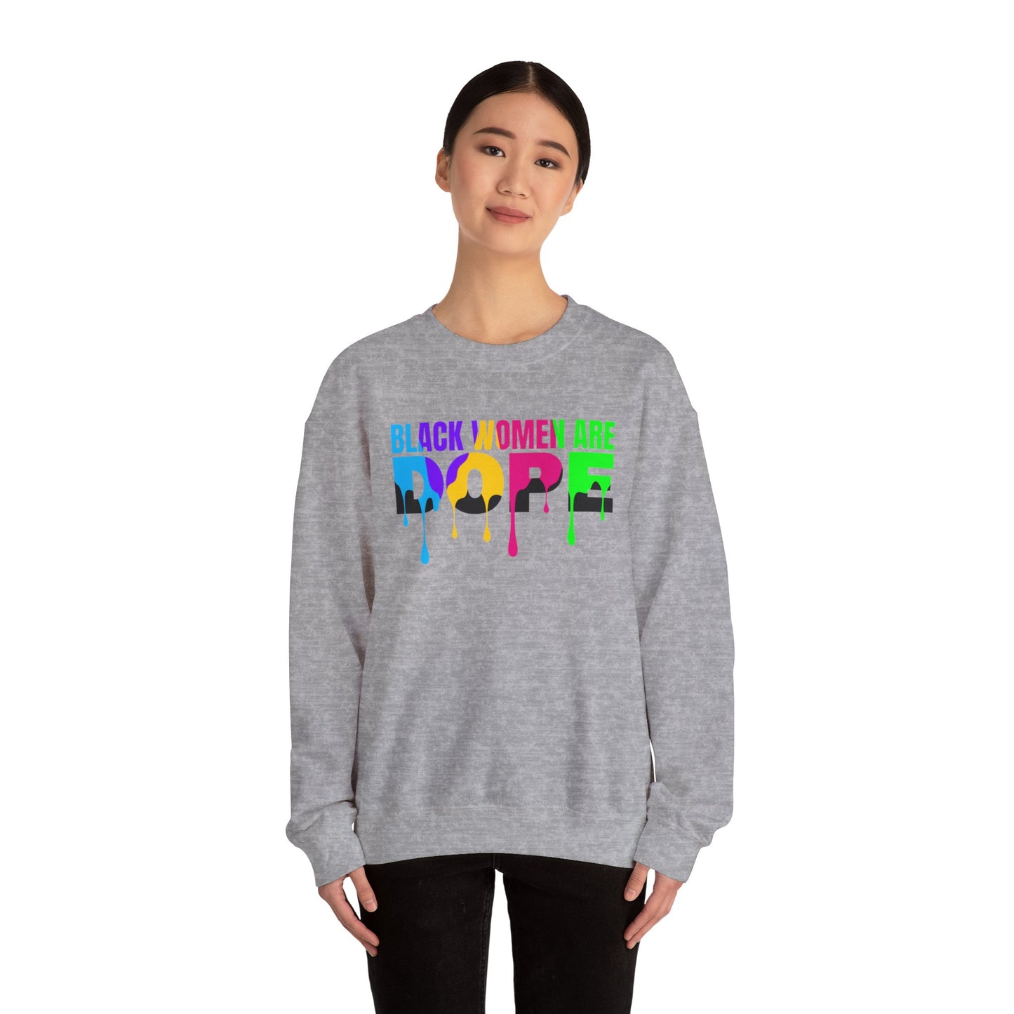 Black Woman are Dope Crewneck Sweatshirt