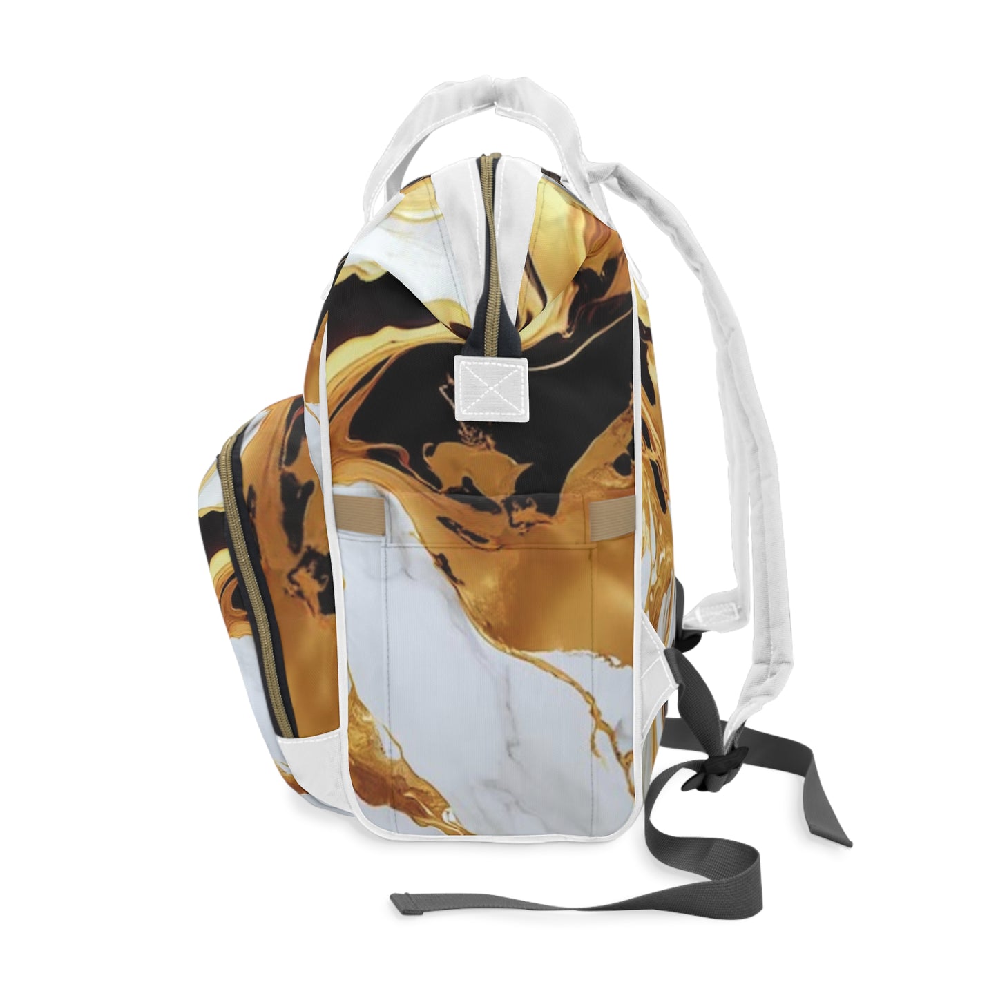 Golden Multifunctional Diaper Backpack