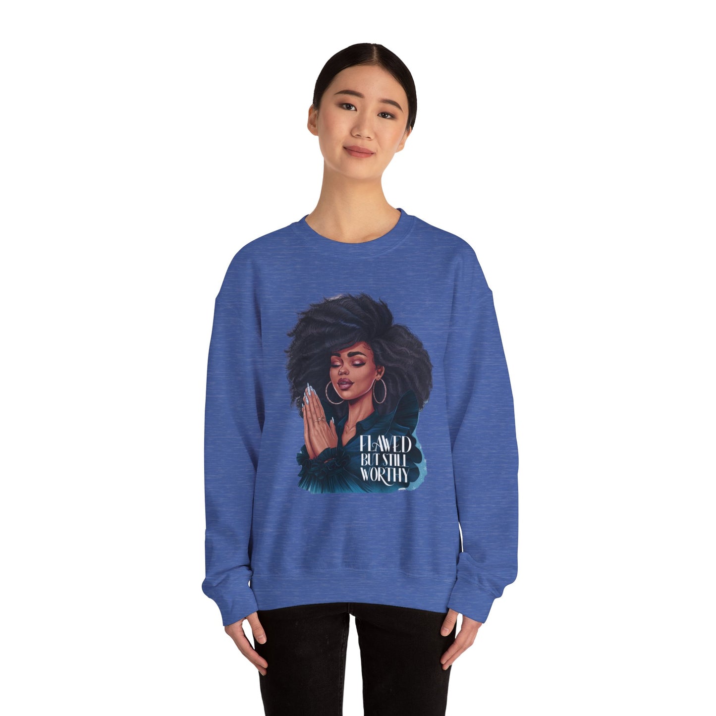 Flawed but still worthy Crewneck Sweatshirt