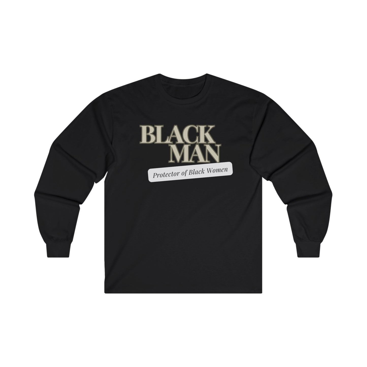 Black Man Long Sleeve Tee